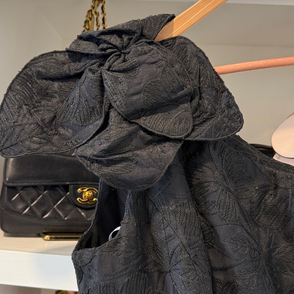 NWT Lilly Pulitzer Lynsi One-Shoulder Midi Dress black organza Evening / wedding - Picture 8 of 15